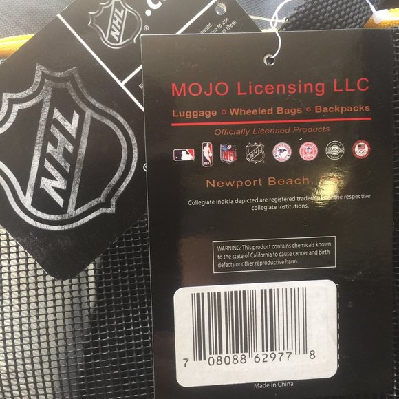 Mojo Licensed Buffalo Sabres Premium 16.5" Wheeled Pet Carrier with Handle - Picture 2 of 2